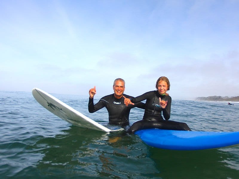 Surfing Santa Cruz - CA