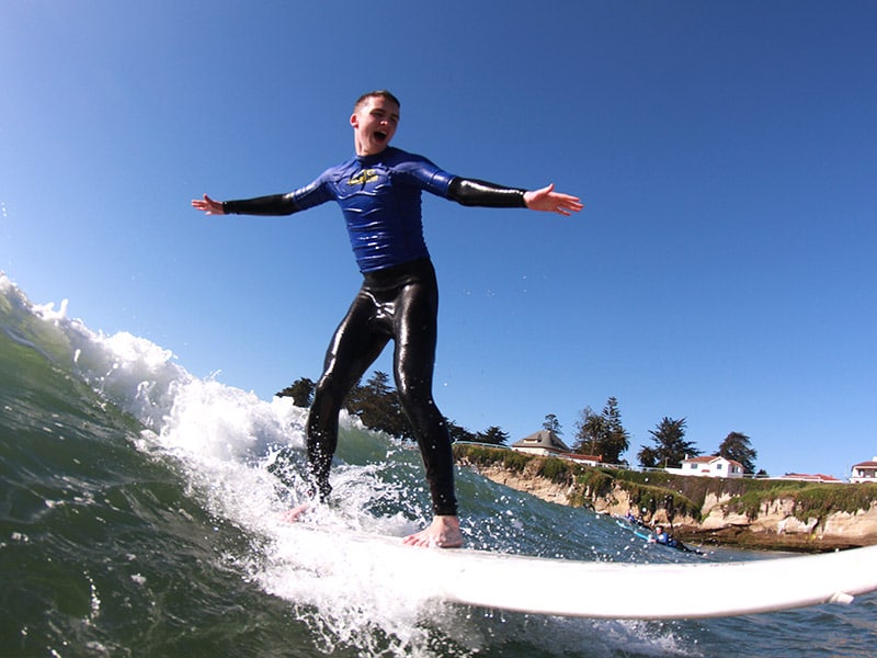 Surfing Santa Cruz - CA